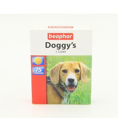 Doggys Liver Вітамінізоване ласощі з печінкою для собак Doggys Liver Beaphar 12504 - 6873 фото