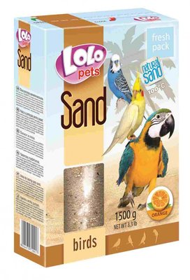 Песок для птиц апельсиновый Lolo Pets 54694 фото