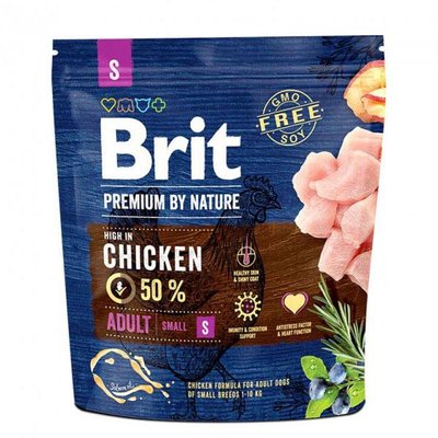 Brit S Premium Adult 1 кг 30270 фото