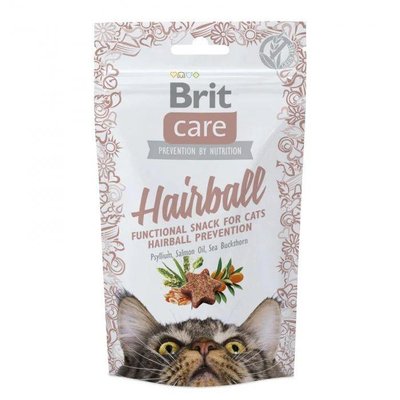 Ласощі Brit Care для котів шерсті та здорової шкіри 50 г. 72572 фото