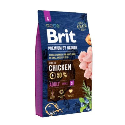 Brit S Premium Adult 3 кг 30272 фото