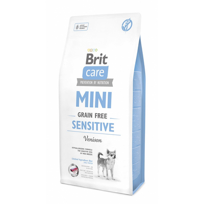 Brit Care GF Mini Sensitive для собак малых пород с чувствительным пищеварением 7 кг 35828 фото