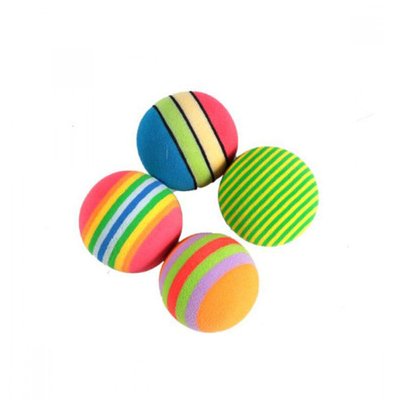 Набор игрушек 4 радужных мяча 22157 фото