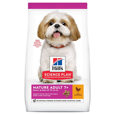 Hills SP Canine Mature Adult 7+ Small Miniature з куркою й індичкою для собак дрібних порід від 7 років 1,5 57525 фото