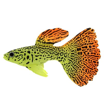 Рибка силіконова Гуппі 7.5 см CL0020 59433 фото