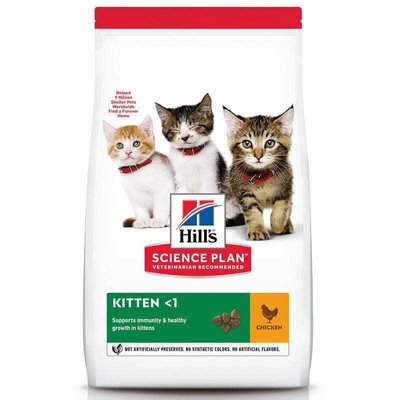 Hills (Хіллс) SP Kitten Ch з куркою - Сухий корм для кошенят 300 г 56521 фото