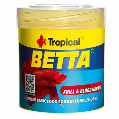 Корм для риб-петушків Tropical Betta 50 мл15г 77062 71193 фото