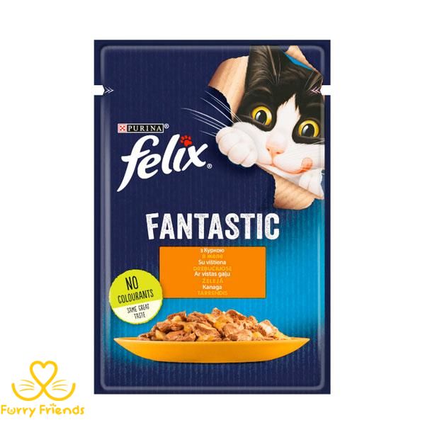 Felix (Феликс) консервы для кошек курица в желе 100 г 21372 фото