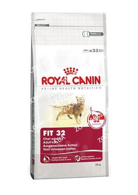 Royal Canin Fit 32 (Роял Канін Фіт) для кішок, які бувають на вулиці 4 кг 25808 фото