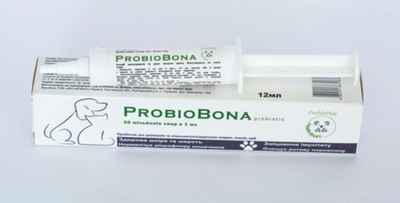 Пробиобона - пробіотик оральний, шприц 12мл 38885 фото