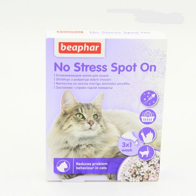 Беафар антистрес краплі для котів 3 піпетки 20671 фото