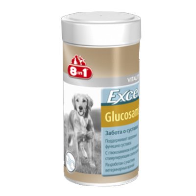 8 in 1 Glucosamine — глюкозамин для собак 110 таблеток 23711 фото