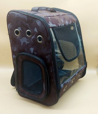 Рюкзак квадрат камуфляж коричневий 44х36х25 см 70036 фото