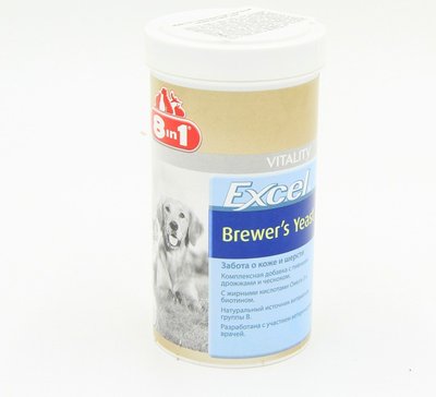 8 in 1 Brewers Yeast (Бреверс) витамины для собак и котов для шерсти 780 таблеток 21763 фото