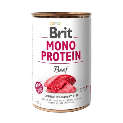 Brit Mono Protein Dog з яловичиною 400г 37838 фото