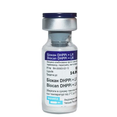 Новел Биокан DHPPiL4R вакцина для собак проти чуми 40456 фото