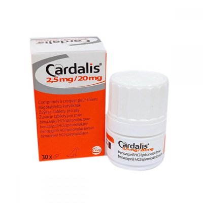 Кардалис у разі серцевої недостатності 30 таблеток Сова 202795 2,5 мг 20 мг 68841 фото