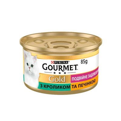 Gourmet Gold в соусі з кроликом і печінкою 85 г 390 фото