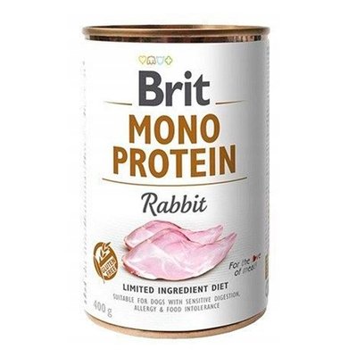Brit Mono Protein Dog з кроликом 400г 37841 фото