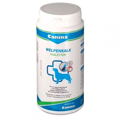 Welpenkalk Canina (Вельпенкальк) — вітаміни для цуценят 150 таблеток / 150 гр 44695 фото