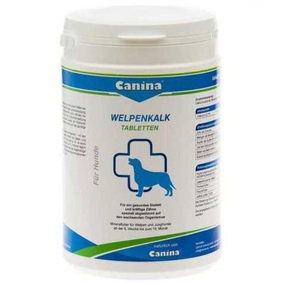 Welpenkalk Canina (Вельпенкальк) — вітаміни для цуценят 350 таблеток / 350 гр 7687 фото