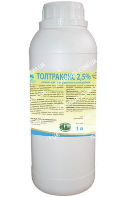 Толтракокс 2,5% — антипротозойное засіб 1 л 26806 фото
