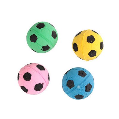 Мяч зефирный футбольный 5шт4,5см Упаковка Для гольфа 13400 фото