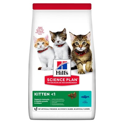 Hills (Хіллс) SP Kitten Ch з тунцем - Сухий корм для кошенят 1,5 кг 57027 фото
