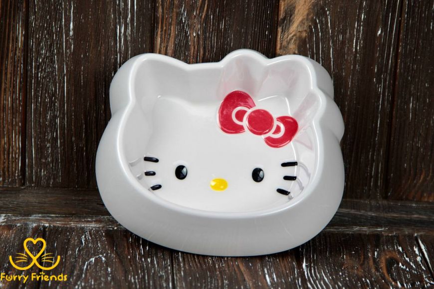 Миска меламінова для котів Hello Kitty 300 мл 16806 фото