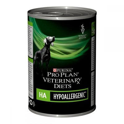 Purina Pro Plan Veterinary Diets HA Hypoallergenic Консерви гіпоалергенні для цуценят і дорослих собак 400 г 62091 фото