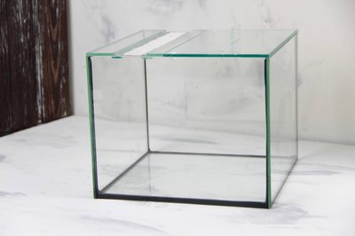 Акваріум для ахатин зі скляною кришкою і вентиляційною сіткою 36л 40х30х30см 61819 фото