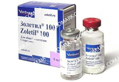 Золетіл-100 загальна анестезія 20057 фото