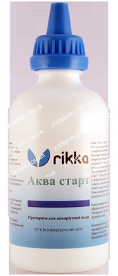 Аква старт, Rikka — средство для подготовки воды перед добавлением ее в аквариум 50 мл 31492 фото