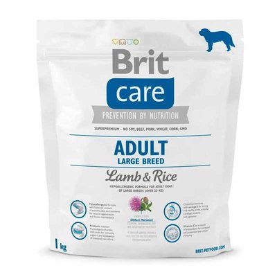 Brit Care L Adult з ягням і рисом для собак від 25 кг 1 кг 30046 фото