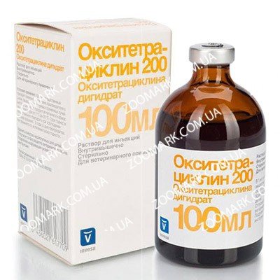 Окситетрациклін 20% — антибіотик тетрациклінового ряду 100 мл 27632 фото