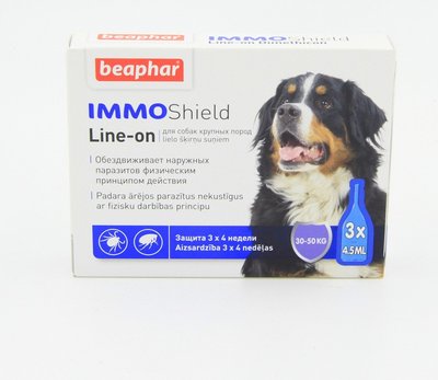 IMMO SHIELD Краплі від бліх та кліщів для собак для собак 30-60 кг 59713 фото