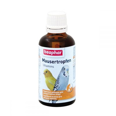 Mausertropfen витамины для усиления окраса птиц 50мл 62604 фото