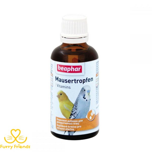 Mausertropfen вітаміни для посилення забарвлення птахів 50мл 62604 фото