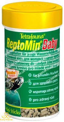 Тetra ReptoMin Baby 100мл корм для черепах Корм для черепах Тetra ReptoMin Baby 100мл. Тетра 49011 фото