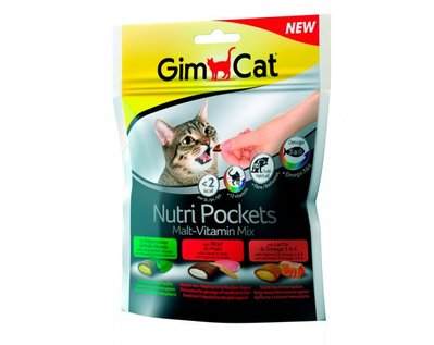 Gimcat Nutri Pockets мультивітамін мікс 150г 30529 фото