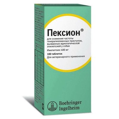 Пексион єпітоїн протиепілептичний 400 мг 100 таб Берингер 62132 фото