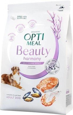 Акція Optimeal Beauty Harmony Сухий корм для собак беззерновий на основі морепродуктів 1.5 кг 68898 фото