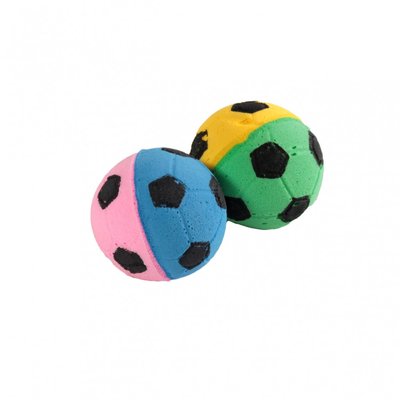 Мяч зефирный футбольный 5шт4,5см Упаковка Двухцветный 13008 фото