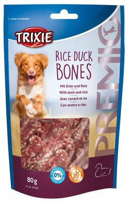 Premio Rice Duck Bones - ласощі для собак з качкою і рисом, Тріксі 31742 30078 фото