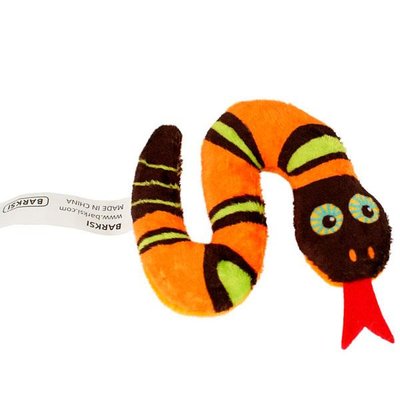 Іграшка для котів Barksi Catnip змія із запахом котячої м'яти 10 см K57284B 68581 фото