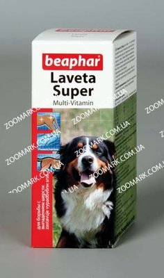 Laveta Super Beaphar (Лавета супер) вітаміни для вовни собак Laveta Super Beaphar 12554 Вітаміни для вовни 46823 фото