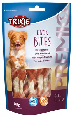 Premio Duck Bites ласощі-гантельки для собак з качкою, Тріксі 31592 6752 фото