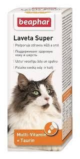Laveta Super Витамины для шерсти кошкам Laveta Super For Cats Витамины для шерсти кошкам лавета, Beaphar 46824 фото