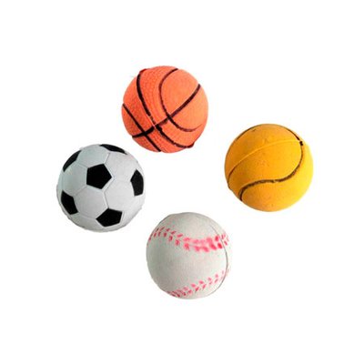 Набір іграшок для собак 4 спортивні м'ячі 22141 фото