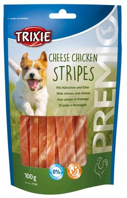 Premio Chicken Cheese Stripes - ласощі для собак з куркою і сиром, Тріксі 31586 18523 фото